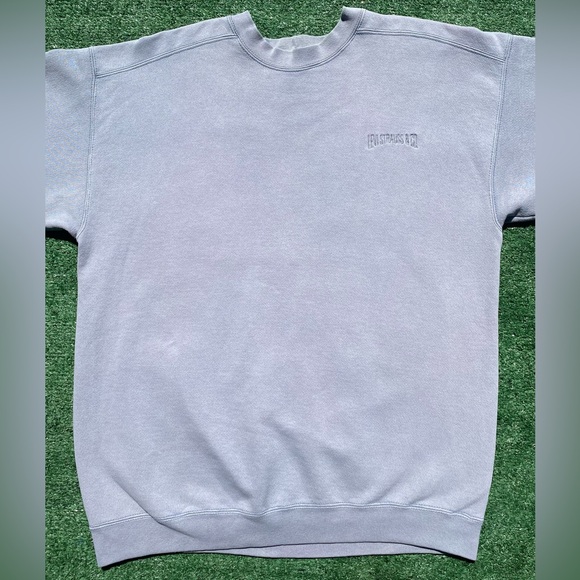 Vintage 80’s Levi’s Embroidered Blank Lavender Sweatshirt Men’s Large USA Made - Picture 3 of 10